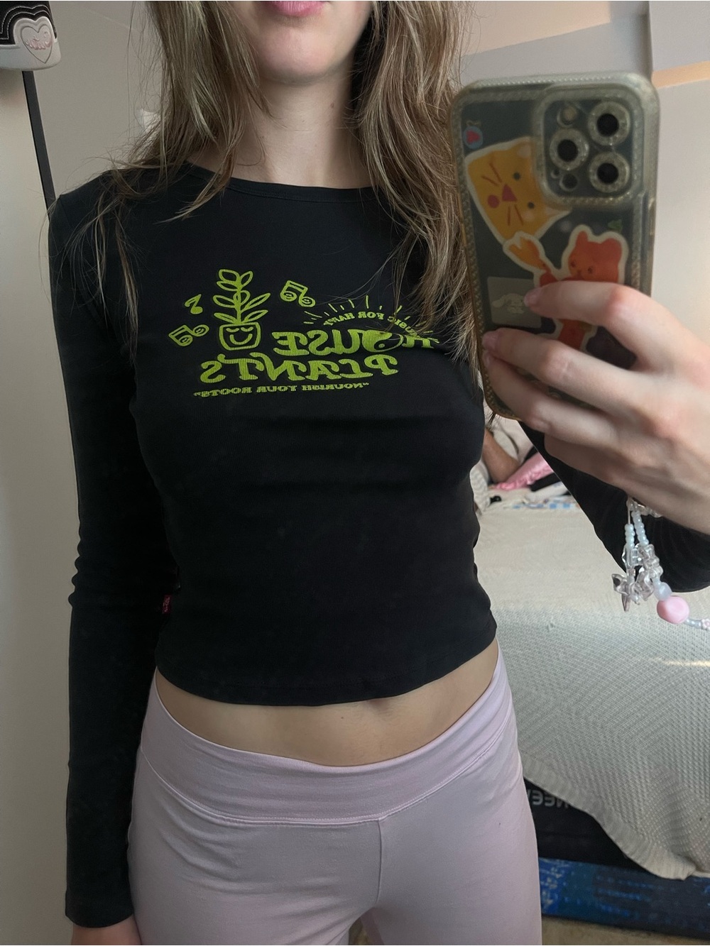 Comfy black Levi’s graphic cotton long sleeve